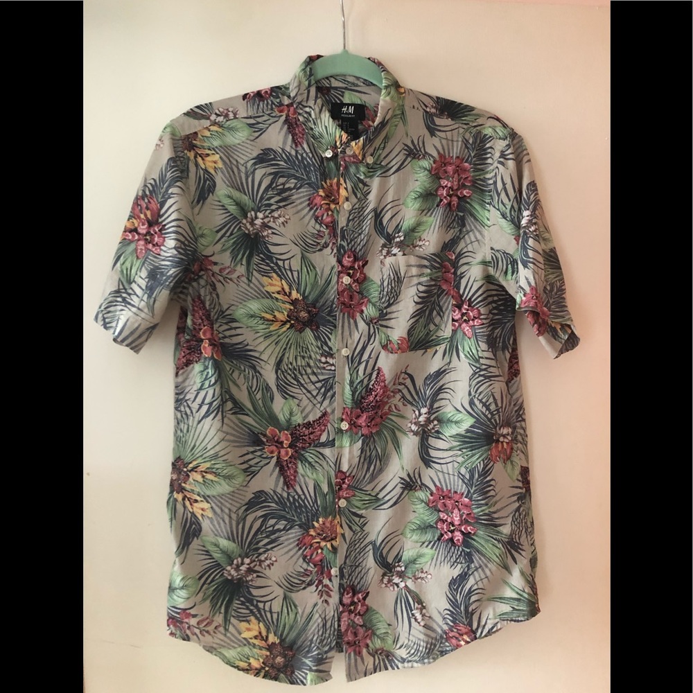 H&M Tropical Hawaiian Shirt